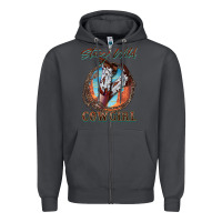 Smoke Stay Wild Cowgirl Zipper Hoodie - FaDigitalArtStudio