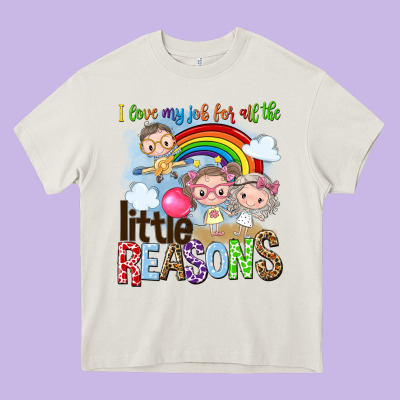 I Love My Job For All The Little Reasons Heavy Core Tee Designed By Nancycooperartshop