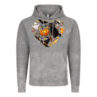 Cloud Rock Halloween Heart Vintage Hoodie - texasbilliewilder