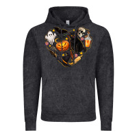 Vintage Arctic Halloween Heart Vintage Hoodie - texasbilliewilder