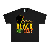Black feeling blacknificent Urban Heavy Tee - NancyCooperArtShop