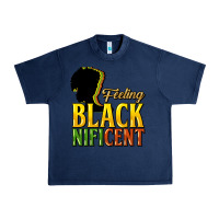 Navy feeling blacknificent Urban Heavy Tee - NancyCooperArtShop