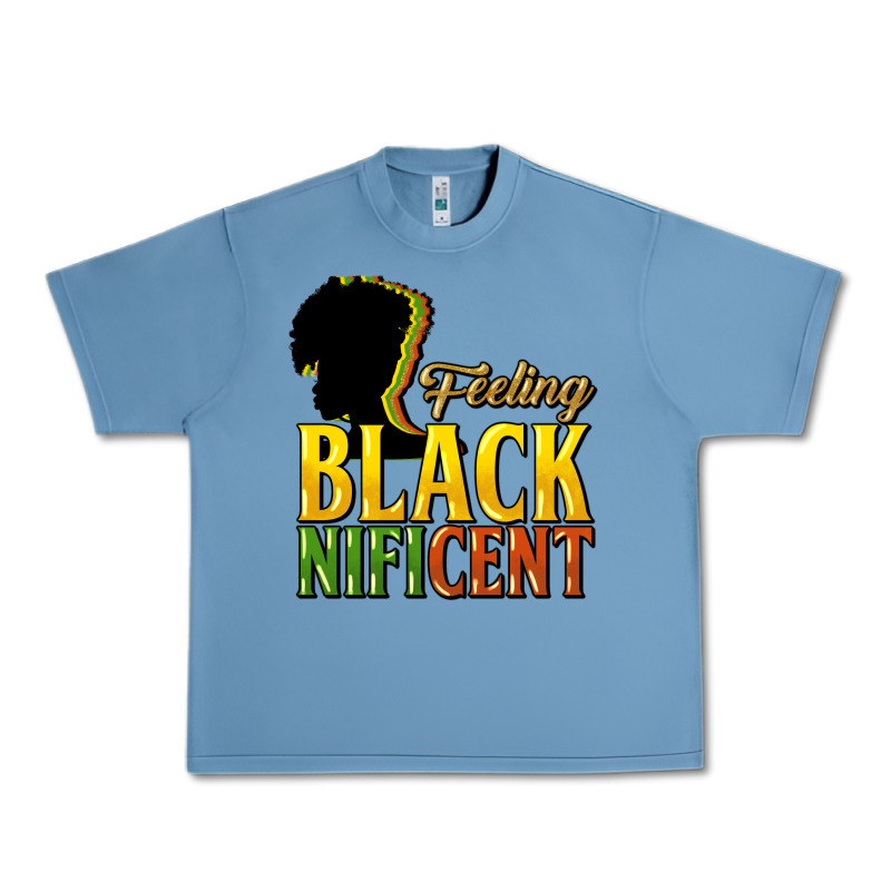 Feeling Blacknificent Urban Heavy Tee by NancyCooperArtShop | Teevron