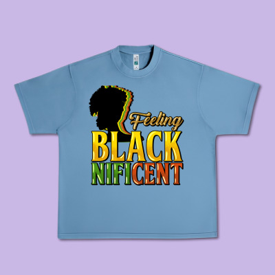 Feeling Blacknificent Urban Heavy Tee Designed By Nancycooperartshop