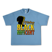 Pebble Blue feeling blacknificent Urban Heavy Tee - NancyCooperArtShop