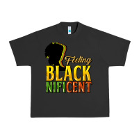 Pigment Black feeling blacknificent Urban Heavy Tee - NancyCooperArtShop