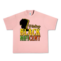 Salmon feeling blacknificent Urban Heavy Tee - NancyCooperArtShop