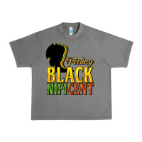 Tornado feeling blacknificent Urban Heavy Tee - NancyCooperArtShop