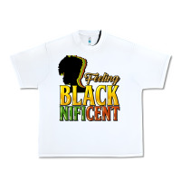 White feeling blacknificent Urban Heavy Tee - NancyCooperArtShop