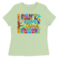 Matcha LGBTQ I Can't Even Think Straight Ladies Tee - BundleAndBundleShop