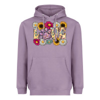 Lavender love dog Heavyweight Hoodie - CowhideDigitalArt