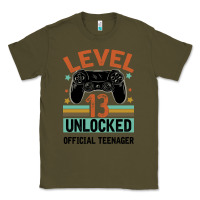 Army Green Level 13 Unlocked Official Teenager 13th Birthday Classic Tee - Bettercallsaul
