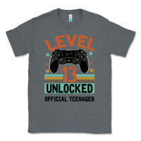 Charcoal Heather Level 13 Unlocked Official Teenager 13th Birthday Classic Tee - Bettercallsaul