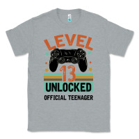 Heather Grey Level 13 Unlocked Official Teenager 13th Birthday Classic Tee - Bettercallsaul