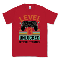 Red Level 13 Unlocked Official Teenager 13th Birthday Classic Tee - Bettercallsaul