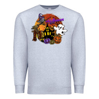 Heather Grey halloween Premium Sweatshirt - SublimationCraftShop