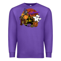 Purple halloween Premium Sweatshirt - SublimationCraftShop