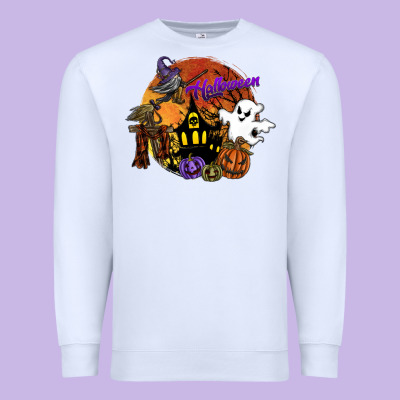 Halloween Premium Sweatshirt Designed By Sublimationcraftshop
