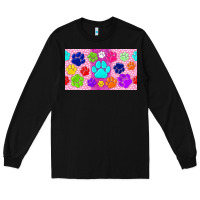 Black paw print Long Sleeve Tee - TumblerDesignByShophia