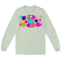 Matcha paw print Long Sleeve Tee - TumblerDesignByShophia