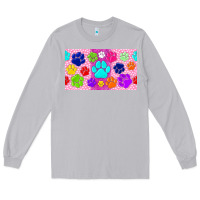 Moon Dust paw print Long Sleeve Tee - TumblerDesignByShophia