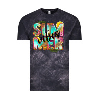 Cloud Black summer vibes Vintage Tee - NancyCooperArtShop