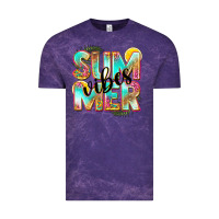 Cloud Purple summer vibes Vintage Tee - NancyCooperArtShop