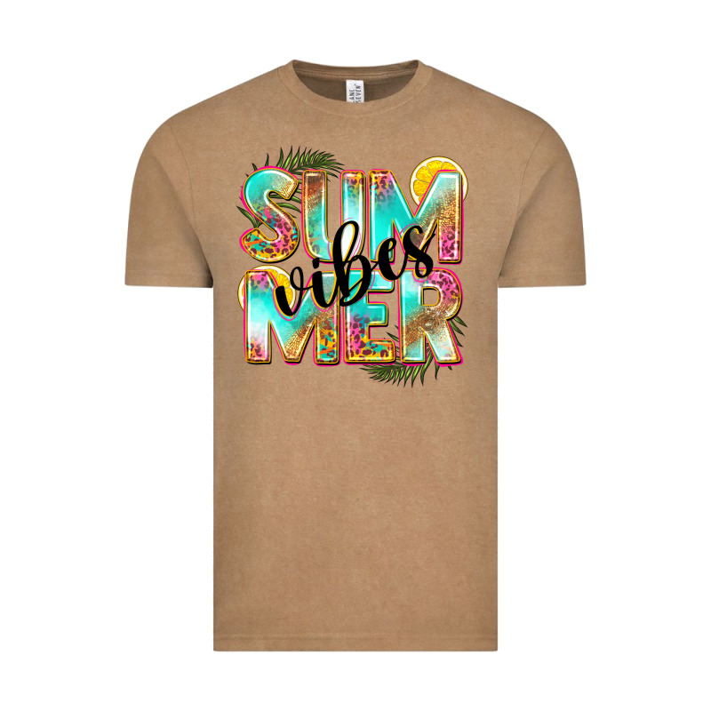 Summer Vibes Vintage Tee by NancyCooperArtShop | Teevron