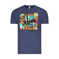 Vintage Denim summer vibes Vintage Tee - NancyCooperArtShop