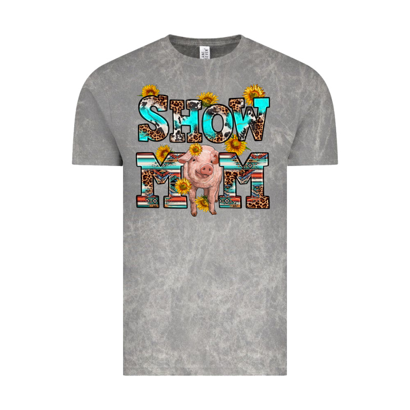 Show Mom Pig Vintage Tee by RanaPortraitStore | Teevron