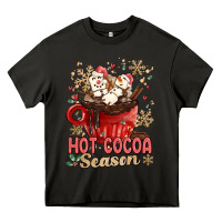 Asphalt hot cocoa season Heavy Core Tee - MaliasSmallBusiness