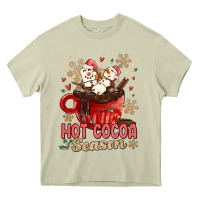 Mossy hot cocoa season Heavy Core Tee - MaliasSmallBusiness