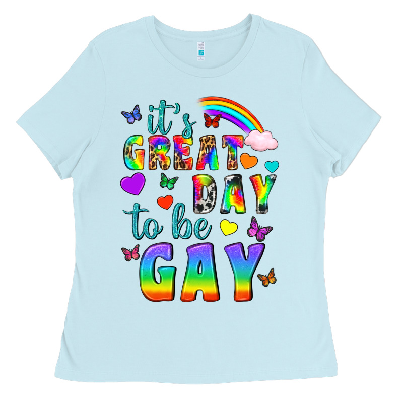 Western It's Great Day To Be Gay Ladies Tee by BundleAndBundleShop | Teevron
