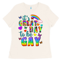 Bone Western It's Great Day To Be Gay Ladies Tee - BundleAndBundleShop