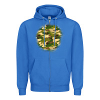 True Royal camouflage patch 2 Zipper Hoodie - BundleAndBundleShop