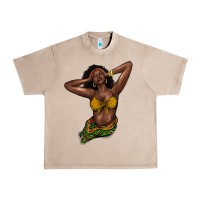 French Oak black woman Urban Heavy Tee - NancyCooperArtShop