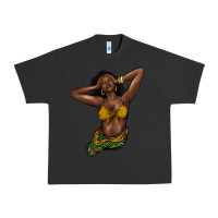 Pigment Black black woman Urban Heavy Tee - NancyCooperArtShop
