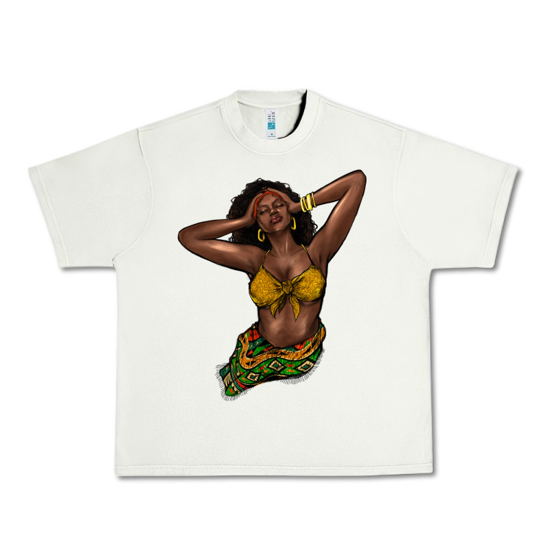 Black Woman Urban Heavy Tee by NancyCooperArtShop | Teevron