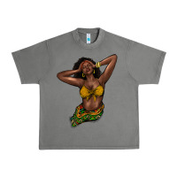 Tornado black woman Urban Heavy Tee - NancyCooperArtShop