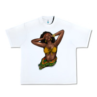 White black woman Urban Heavy Tee - NancyCooperArtShop