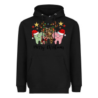 Black merry christmas tooth Heavyweight Hoodie - CowhideDigitalArt