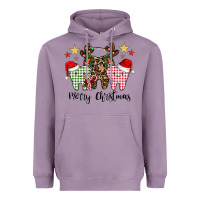 Lavender merry christmas tooth Heavyweight Hoodie - CowhideDigitalArt