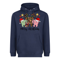Navy merry christmas tooth Heavyweight Hoodie - CowhideDigitalArt