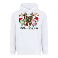 White merry christmas tooth Heavyweight Hoodie - CowhideDigitalArt