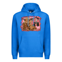 True Royal valentines day mama cow and baby cows Premium Hoodie - RanaPortraitStore