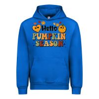 Cobalt hello pumpkin season Urban Hoodie - BarkalooDesign