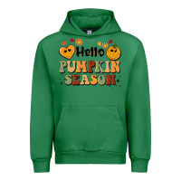 Emerald hello pumpkin season Urban Hoodie - BarkalooDesign