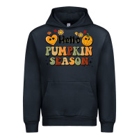 Navy hello pumpkin season Urban Hoodie - BarkalooDesign