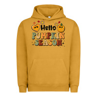 Pigment Peanut Butter hello pumpkin season Urban Hoodie - BarkalooDesign