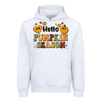 White hello pumpkin season Urban Hoodie - BarkalooDesign
